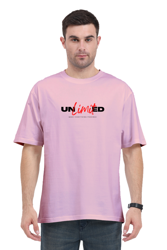 LIMIT Brush Typography Tee | Oversized Streetwear – The Strangers Club