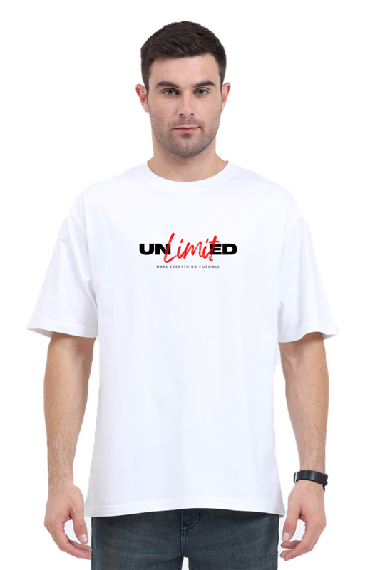 LIMIT Brush Typography Tee | Oversized Streetwear – The Strangers Club